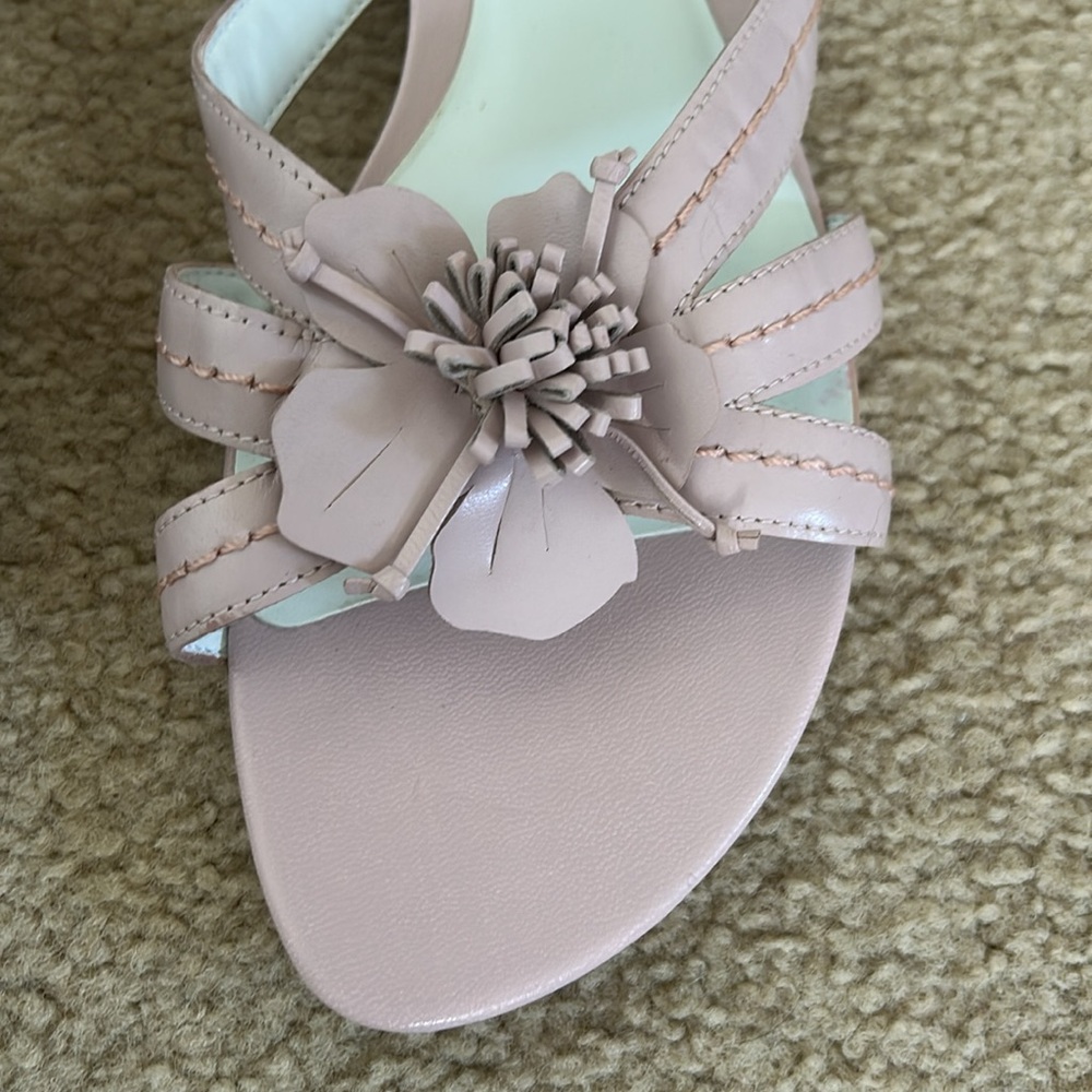Classic Elements Dusty Pink Leather Sandals sz 6.5 - Picture 2 of 11